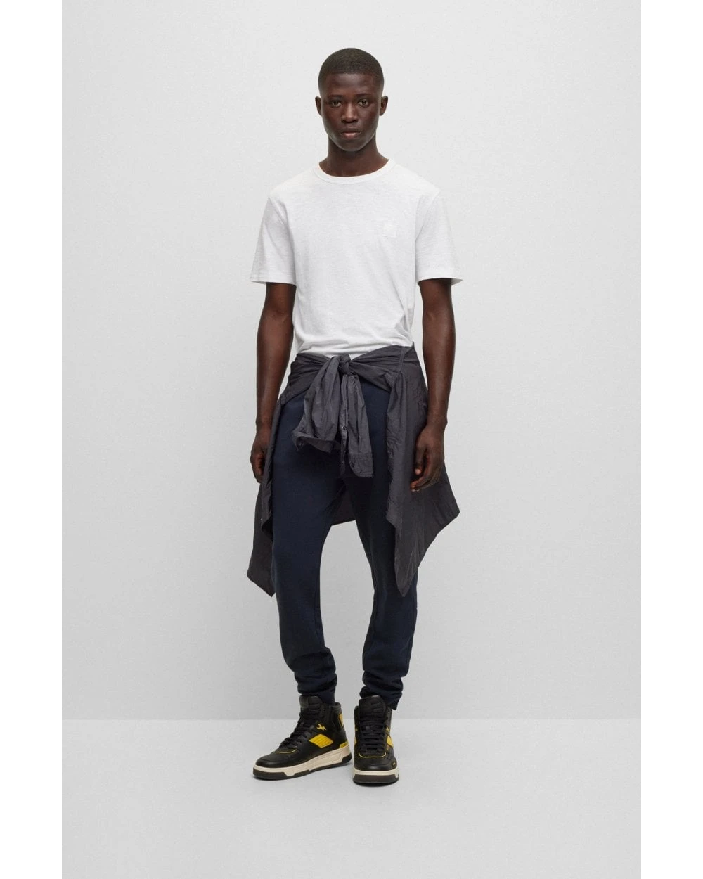 BOSS Mens Sestart Joggers Navy 5 BOSS Mens Sestart Joggers Navy - Image 3