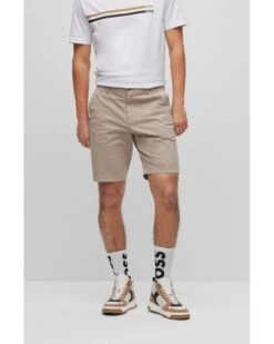 BOSS Mens Slice Shorts Open Beige -Boss Shop boss mens slice shorts open beige p42881 267922 image