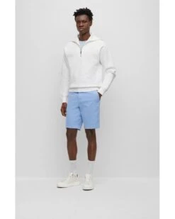 BOSS Mens Slice Shorts Open Blue -Boss Shop boss mens slice shorts open blue p42880 267902 image