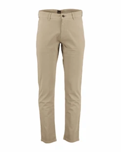 BOSS Mens Slim Chino Trouser Light Pastel Brown