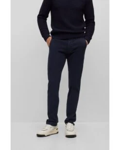 BOSS Mens Slim Chino Trouser Navy -Boss Shop boss mens slim chino trouser navy p43583 272995 image