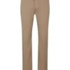BOSS Mens Slim Fit Cotton Satin Chino Trousers Open Brown -Boss Shop boss mens slim fit cotton satin chino trousers open brown p44501 282020 zoom
