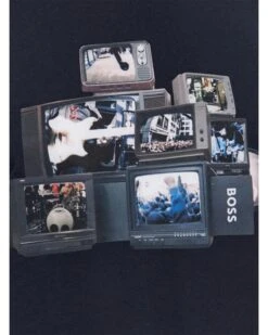 BOSS Mens Stack Mushroom T Shirt Dark Blue -Boss Shop boss mens stack mushroom t shirt dark blue p44483 282000 zoom