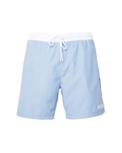 BOSS Mens Starfish Blue Contrast Logo Swim Shorts