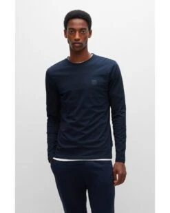 BOSS Mens Tacks T Shirt Navy -Boss Shop boss mens tacks t shirt navy p43832 278311 image