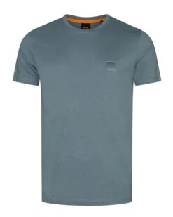 BOSS Mens Tales T Shirt Open Green
