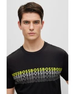 BOSS Mens Tee 2 T Shirt Black -Boss Shop boss mens tee 2 t shirt black p42892 268852 zoom