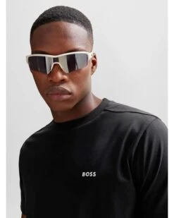 BOSS Mens Tee T Shirt Black -Boss Shop boss mens tee t shirt black p44453 279691 zoom