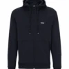 BOSS Mens Zip Hoodie Dark Blue -Boss Shop boss mens zip hoodie dark blue p43667 271472 image