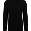 BOSS Mens Zip-Neck Ebrando Knit Jumper Black -Boss Shop boss mens zip neck ebrando knit jumper black p44519 280059 zoom