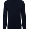 BOSS Mens Zip-Neck Ebrando Knit Jumper Dark Blue -Boss Shop boss mens zip neck ebrando knit jumper dark blue p44520 280086 zoom