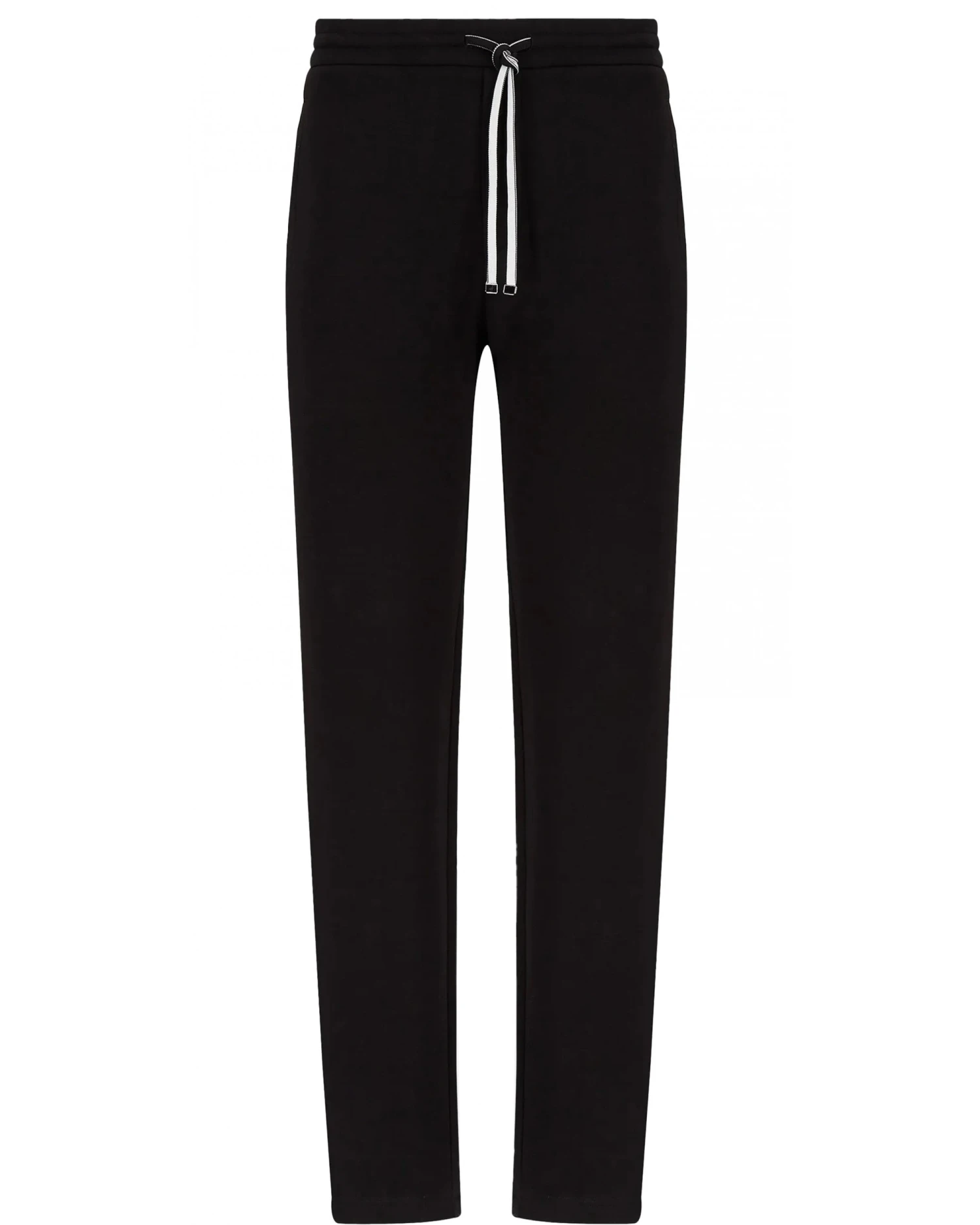 Emporio Armani Mens Double Jersey Eagle Logo Sweatpants, Black Joggers 3 Emporio Armani Mens Double Jersey Eagle Logo Sweatpants, Black Joggers