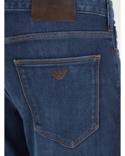 Emporio Armani Mens J06 Silver Eagle Slim Fit Jean Dark Whisker -Boss Shop emporio armani mens j06 silver eagle slim fit jean dark whisker p44578 283463 zoom