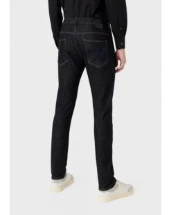Emporio Armani Mens J06 Slim Fit Embroidered Eagle Jeans, Dark Wash Denim 10 Emporio Armani Mens J06 Slim Fit Embroidered Eagle Jeans, Dark Wash Denim -Boss Shop emporio armani mens j06 slim fit embroidered eagle jeans dark wash denim p41741 255915 zoom