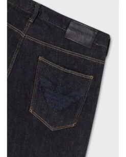 Emporio Armani Mens J06 Slim Fit Embroidered Eagle Jeans, Dark Wash Denim 11 Emporio Armani Mens J06 Slim Fit Embroidered Eagle Jeans, Dark Wash Denim -Boss Shop emporio armani mens j06 slim fit embroidered eagle jeans dark wash denim p41741 255924 zoom