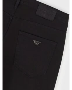 Emporio Armani Emporio Armani Mens J06 Slim Fit Stretch Gabardine Jeans Nero Black -Boss Shop emporio armani mens j06 slim fit stretch gabardine jeans nero black p44582 283630 zoom