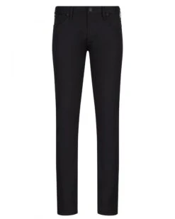 Emporio Armani Mens J06 Tonal Bull Jeans Black