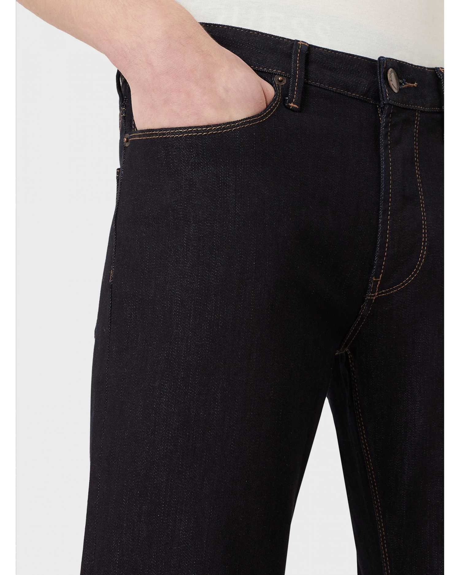 Emporio Armani Emporio Armani Mens J06 Washed Slim Fit Bronze Rinse Jeans Dark Navy 5 Emporio Armani Emporio Armani Mens J06 Washed Slim Fit Bronze Rinse Jeans Dark Navy - Image 3