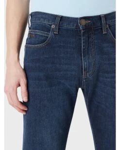 Emporio Armani Mens J45 Regular Fit Mid Whisker Jeans Dark Blue -Boss Shop emporio armani mens j45 regular fit mid whisker jeans dark blue p44580 283547 zoom