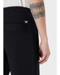 Emporio Armani Mens Modal Blend Jersey Fleece Sweatpants, Navy Joggers -Boss Shop emporio armani mens modal blend jersey fleece sweatpants navy joggers p41761 252921 zoom