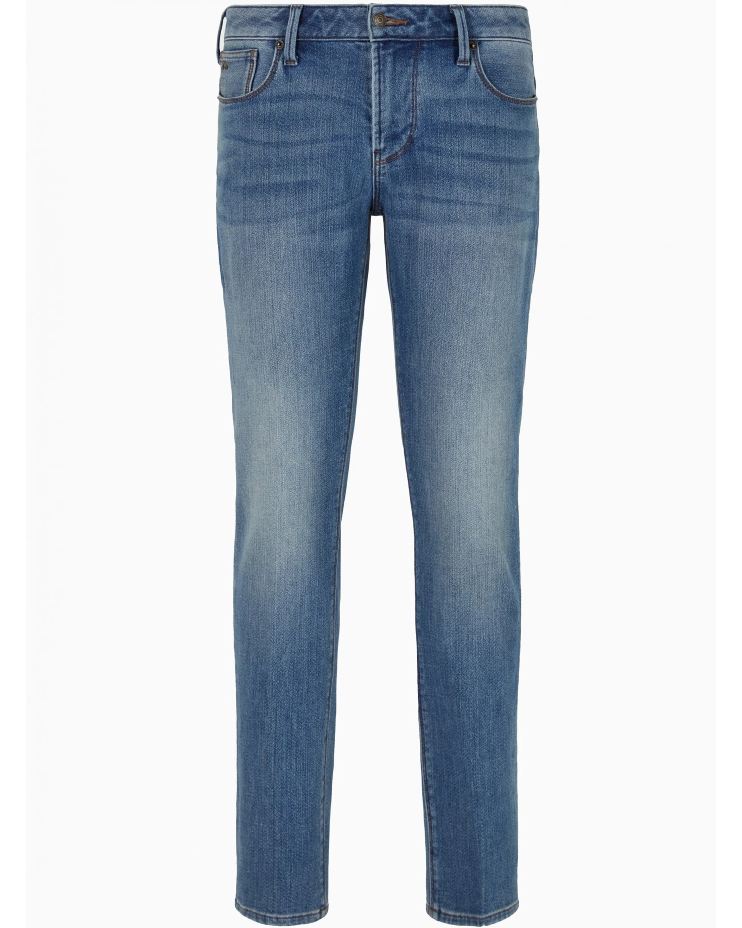 Emporio Armani Mens Power Stretch Slim Fit Jeans Light Fade 3 Emporio Armani Mens Power Stretch Slim Fit Jeans Light Fade