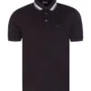 Emporio Armani Mens Tip And Tonal Polo Shirt Black -Boss Shop emporio armani mens tip and tonal polo shirt black p43601 277246 zoom