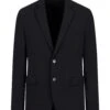 Emporio Armani Mens Travel Essentials Double Jersey Blazer Navy -Boss Shop emporio armani mens travel essentials double jersey blazer navy p44348 278175 zoom
