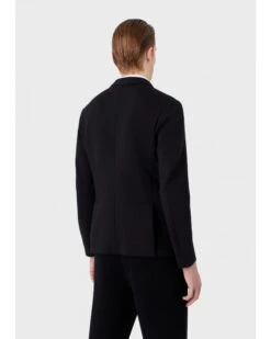 Emporio Armani Mens Travel Essentials Double Jersey Blazer Navy -Boss Shop emporio armani mens travel essentials double jersey blazer navy p44348 278179 zoom