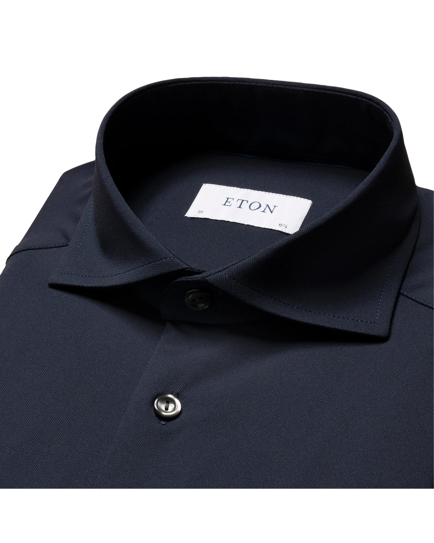 Eton Shirts Mens 4 Way Stretch Shirt Navy 4 Eton Shirts Mens 4 Way Stretch Shirt Navy - Image 2