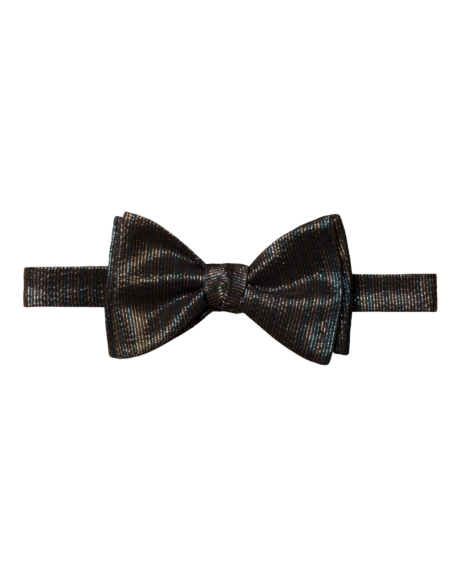 Eton Shirts Mens Black Striped Silk Bow Tie 3 Eton Shirts Mens Black Striped Silk Bow Tie