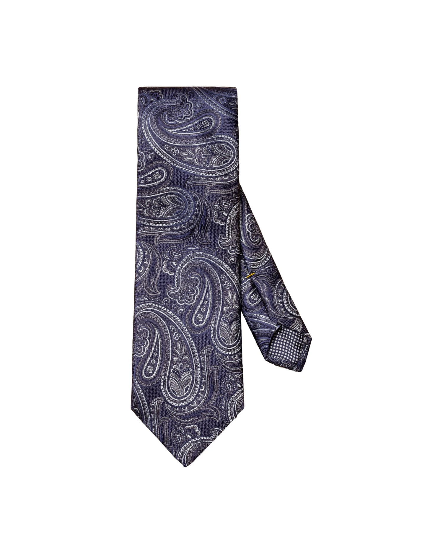 Eton Shirts Mens Blue Jacquard Paisley Silk Tie 3 Eton Shirts Mens Blue Jacquard Paisley Silk Tie