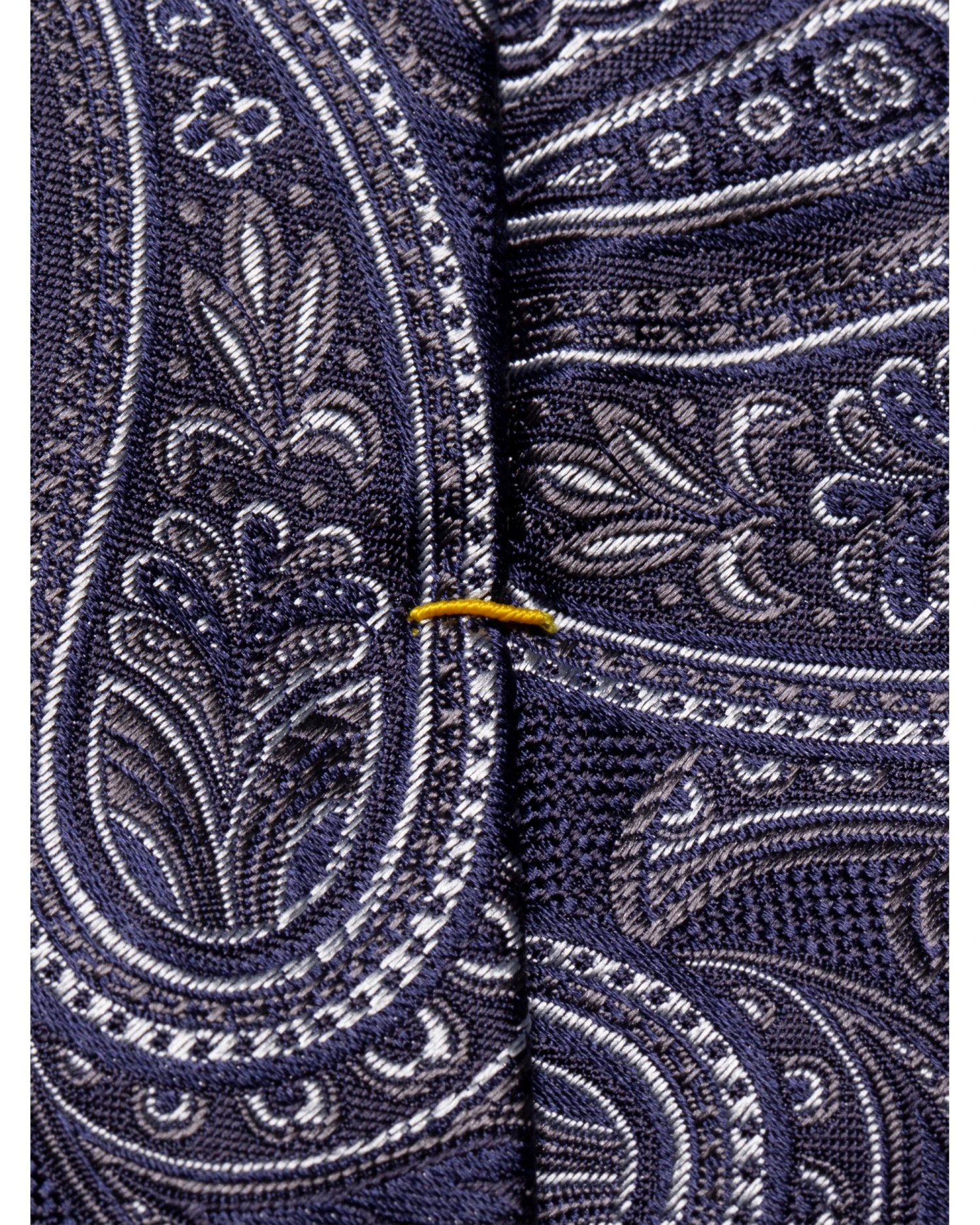 Eton Shirts Mens Blue Jacquard Paisley Silk Tie 5 Eton Shirts Mens Blue Jacquard Paisley Silk Tie - Image 3