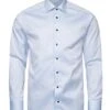 Eton Shirts Mens Contrast Detail Twill Shirt Blue -Boss Shop eton shirts mens contrast detail twill shirt blue p44211 271203 zoom