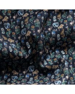 Eton Shirts Mens Dark Blue Slim Fit Fauna Print Signature Twill Shirt -Boss Shop eton shirts mens dark blue slim fit fauna print signature twill shirt p39825 214214 zoom