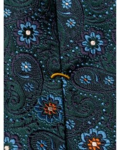 Eton Shirts Mens Dark Green Jacquard Paisley Silk Tie -Boss Shop eton shirts mens dark green jacquard paisley silk tie p42181 246178 zoom
