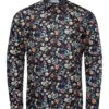 Eton Shirts Mens Floral Print Shirt Navy