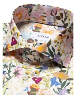 Eton Shirts Mens Graphic Floral Shirt Multicoloured -Boss Shop eton shirts mens graphic floral shirt multicoloured p43141 266571 zoom
