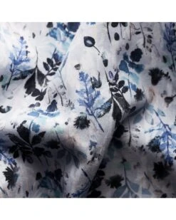 Eton Shirts Mens Light Blue/White Floral Print Shirt -Boss Shop eton shirts mens light blue white floral print shirt p41198 231550 zoom