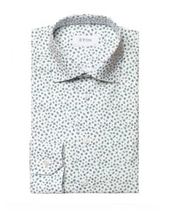 Eton Shirts Mens Micro Umbrella Print Shirt Multi -Boss Shop eton shirts mens micro umbrella print shirt multi p44209 271170 zoom