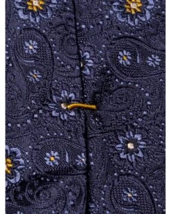Eton Shirts Mens Navy Blue Jacquard Paisley Silk Tie -Boss Shop eton shirts mens navy blue jacquard paisley silk tie p42180 246176 zoom