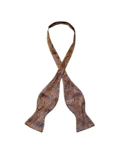 Eton Shirts Mens Orange Paisley Silk Bow Tie -Boss Shop eton shirts mens orange paisley silk bow tie p42191 246478 zoom