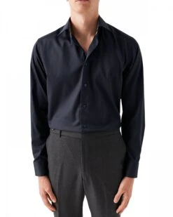 Eton Shirts Mens Paisley Detail Shirt Navy -Boss Shop eton shirts mens paisley detail shirt navy p44164 277304 zoom