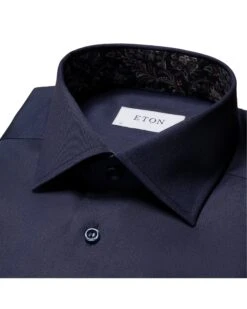 Eton Shirts Mens Paisley Detail Shirt Navy -Boss Shop eton shirts mens paisley detail shirt navy p44164 277309 zoom