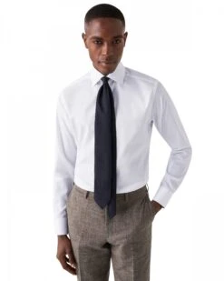 Eton Shirts Mens Paisley Twill Shirt White -Boss Shop eton shirts mens paisley twill shirt white p43134 273407 zoom