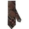Eton Shirts Mens Patch Print Tie Dark Purple