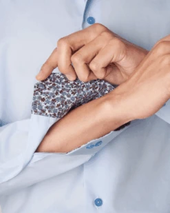 Eton Shirts Mens Signature Poplin Shirt Light Blue -Boss Shop eton shirts mens signature poplin shirt light blue p43430 270684 image