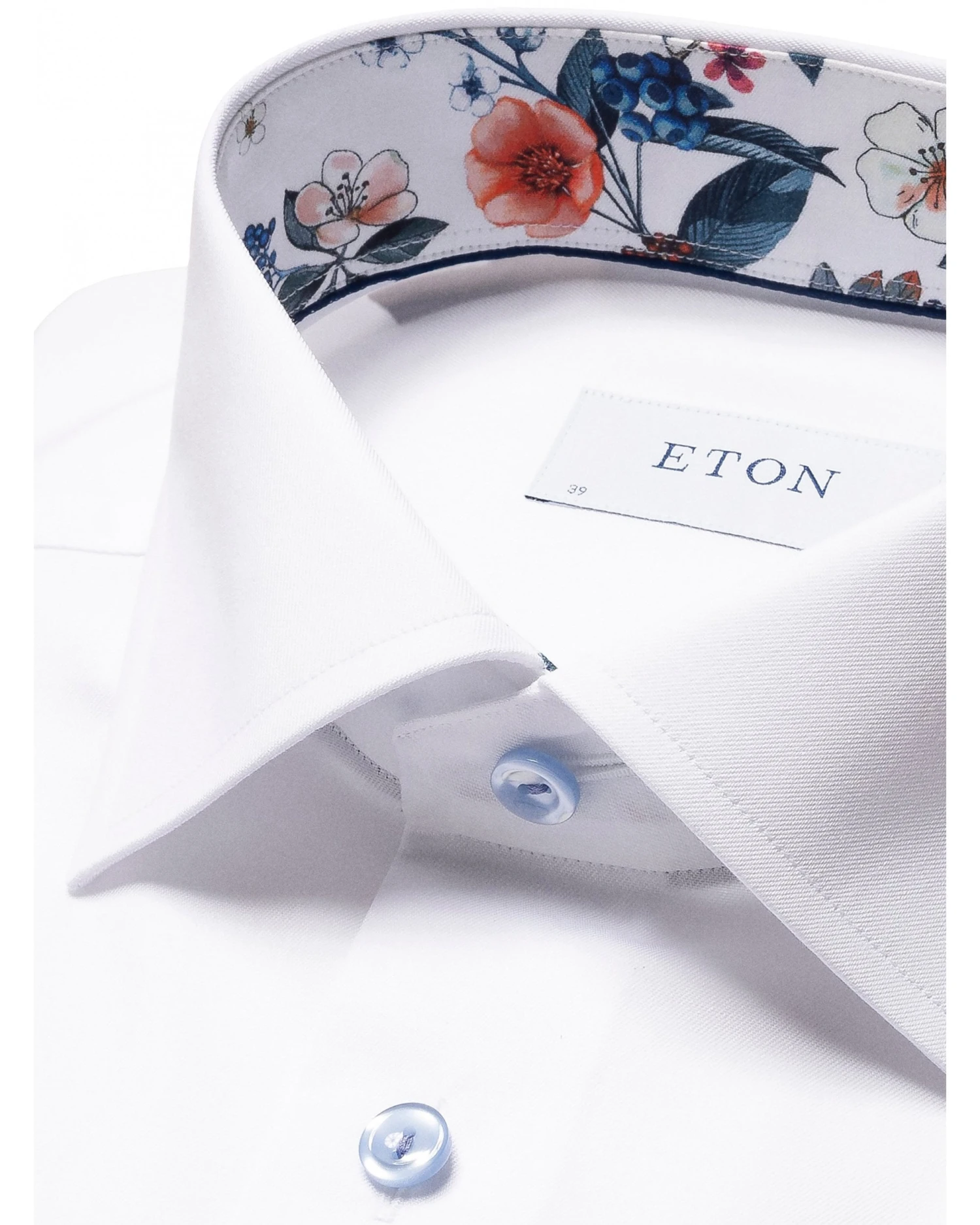 Eton Shirts Mens Signature Twill Shirt White 5 Eton Shirts Mens Signature Twill Shirt White - Image 3