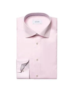Eton Shirts Mens Signiture Twill Shirt Red -Boss Shop eton shirts mens signiture twill shirt red p44167 273542 zoom