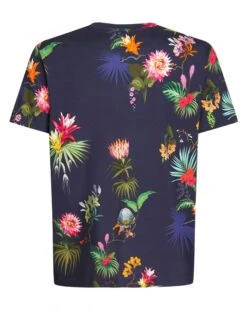 Etro Mens Floral Print T Shirt, Navy Blue Tee -Boss Shop etro mens floral print t shirt navy blue tee p43000 264083 zoom