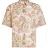 Etro Mens Paisley Leaf Shirt Pink -Boss Shop etro mens paisley leaf shirt pink p44721 282813 zoom